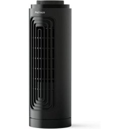 Ventilateur Colonne de bureau 32,5 cm, 3 vitesses, Oscillation 70°, Minuterie 12h - Petit