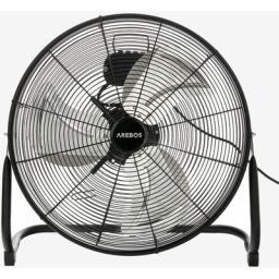 Ventilateur sur pied Arebos 120W 3 vitesses D50cm Noir - noir