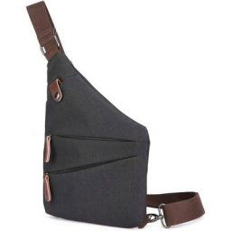 Nouveau Sac de Poitrine Segmenté Sac d'Epaule Anti-vol Sacoche Homme Femme Sac Bandoulière Grande