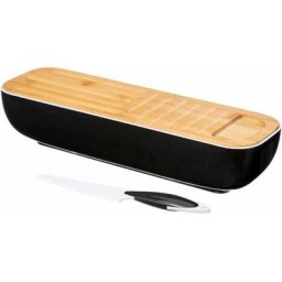 5five - Boîte à baguette Black bambou - 5 five simply smart - Noir et bambou