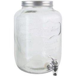 Fontaine à boissons en verre 8 litres