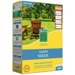 GSO1 1kg Gazon Soleil Gazon Résistant au Climat Méditerranéen - BHS