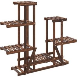 Support à fleurs 95x25x96 cm bois massif de sapin Vidaxl Brown