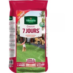 Vilmorin - Gazon 7 jours 5 kgs dont 1 kg gratuit