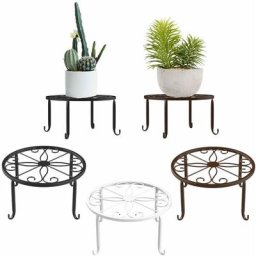 Porte plantes et étagère à plantes,Support pour Plantes en Pot, [Lot de 3] Porte-Pots de Fleurs en