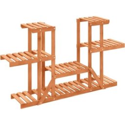 Support à fleurs 110x25x73 cm bois massif de sapin Vidaxl Light brown