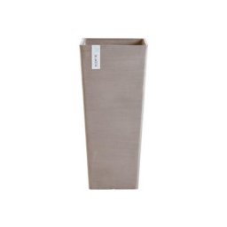 Grand vase carre rotterdam taupe 32X32XH70CM
