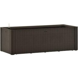Lit surélevé de jardin avec système d'arrosage Moka 100x43x33cm Vidaxl Mocha
