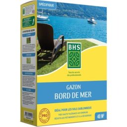 GBM1 1kg 40 m² Gazon Bord De Mer Grande résistance au vent à la sécheresse et aux conditions