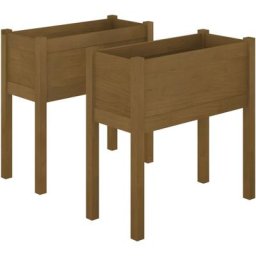 Vidaxl - Jardinières 2 pcs Marron miel 70x31x70 cm Bois de pin massif Honey brown