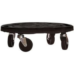 Support sur roulettes pour plantes Diamètre 40 cm Noir 275 kg vidaXL - N/A