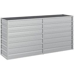 Lit surélevé de jardin 160x40x77 cm Acier galvanisé Argenté Vidaxl n/a