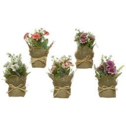 Plante Artificielle Mini A Chevrons Ø7x17cm Modèles Assortis
