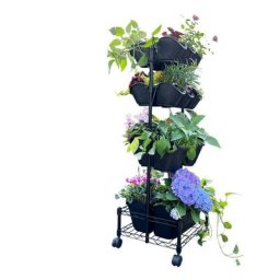 Potager sur pieds pour fleurs Mobile Vegetated Wall, 18 Pots D.I.Y - pot de fleur, bac a fleur, pot