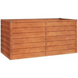 Vidaxl - Lit surélevé de jardin rouillé 160x80x77 cm acier corten n/a