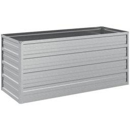 Lit surélevé de jardin 100x40x45 cm Acier galvanisé Argenté Vidaxl n/a