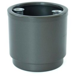Pot de fleurs a réserve d'eau Hidrojardinera - Ø26 cm - Gris anthracite - Plastiken