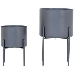 Pots à fleurs 2 pcs Pavia Gris House Nordic n/a