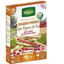 Graines de Haricot à écosser CANADIAN WONDER 10 mètres