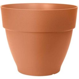 Elho - Pot De Fleurs Rond vibia - Plastique Réservoir - Ø35 - Anthracite
