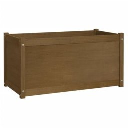 Jardinière d'extérieur Marron miel 100x50x50 cm Pin massif Vidaxl Honey brown