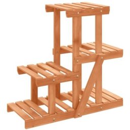 Support à fleurs 58x25x51 cm bois massif de sapin Vidaxl Light brown