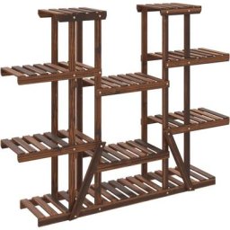 Support à fleurs 110x25x110,5 cm bois massif de sapin Vidaxl Brown