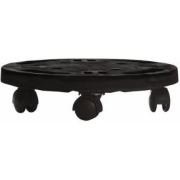 Support sur roulettes pour plantes Diamètre 30 cm Noir 170 kg Vidaxl n/a