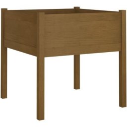 Vidaxl - Jardinière d'extérieur Marron miel 70x70x70 cm Pin massif Honey brown