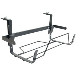 Support jardinière extensible anthracite - 44 à 65x18 cm - Acier époxy - Louis Moulin