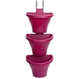 Elho - vaso corsica verticale forest 24CM SET/3 colore a scelta