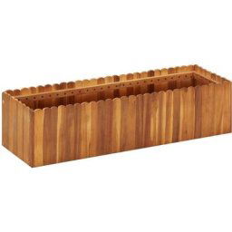Lit surélevé de jardin 100x30x25 cm Bois massif d'acacia Vidaxl n/a