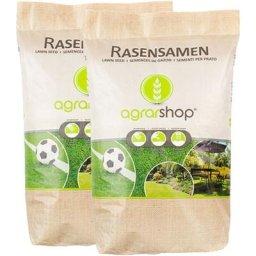 Agrarshop - Graines à gazon pour zone sèche 20 kg Graines d'herbe Gazon Graines Pelouse de sport