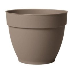 Deroma - Pot de fleurs Ninfea r camel a réserve d'eau - Coloris taupe - 30cm