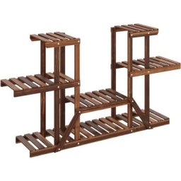Support à fleurs 110x25x73 cm bois massif de sapin Vidaxl Marron