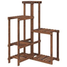 Support à fleurs 62,5x61,5x101,5 cm bois massif de sapin Vidaxl Brun