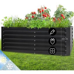 Jardinieres Exterieur Surélevées, Pot de Fleur Exterieur pour les Fleurs, Herbes, Fruits, Légumes,
