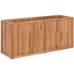 Vidaxl - Lit surélevé de jardin 150x50x70 cm Bois de teck solide n/a