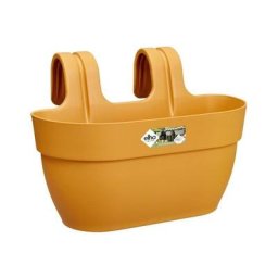 Pot de fleurs - Vibia Campana Easy Hanger Medium - Jaune Miel - Balcon extérieur - l 24.1 x w 36 x
