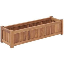 Lit surélevé 100x30x25 cm Bois de teck solide Vidaxl n/a
