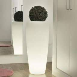 MOOVERE - Pot lumineux 90 lumière blanche froide par câble ø40x90cm - Blanc