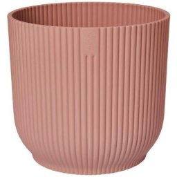 Elho - Pot De Fleurs Rond vibes - Plastique - Ø22 - Rose poudré