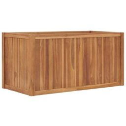 Lit surélevé 100x50x50 cm Bois de teck solide Vidaxl n/a
