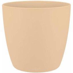 Elho Bac à fleurs rond jardinière Pêche Bleu Or en plastique pour extérieur jardin terrasse pot de