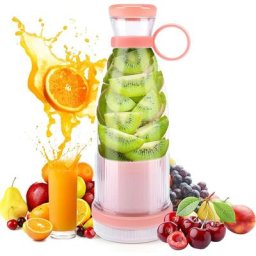 Portable Blender Bouteille, usb Rechargeable Mini Mixeur Blender Multifonctionnel Fresh Juice