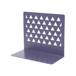 Fuienko - Serre-livres en métal creux, fournitures de bureau à domicile,Violet
