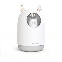 Humidificateur d'air bébé Chambre Ultrasonique Silencieux avec，300 ml USB Blanc