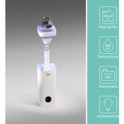 Suntec Humidificateur d'air à ultrasons Monsun 2 500 Moodlight [pour des Pièces jusqu'à 90 M³ (38