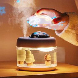 Humidificateur dair Humidificateur d'Air, 500ML Humidificateur Ultrasonique Silencieux à Brume,