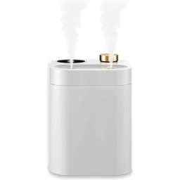 Blanc) Mini humidificateur sans fil alimenté par batterie - Humidificateur portable sans fil pour